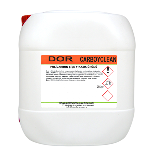 DOR CARBOYCLEAN - Polikarbon Şişe Yıkama Ürünü