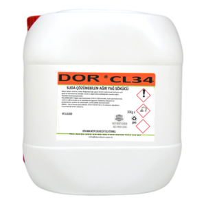 DOR-CL34 - Suda Çözülebilen Ağır Yağ Sökücü